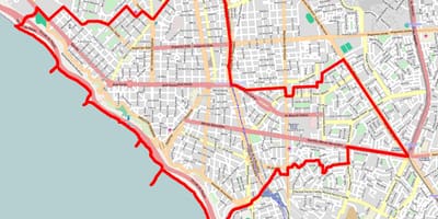 লিমা miraflores মানচিত্র